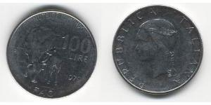 100 Lira Italia Níquel/Cobre 