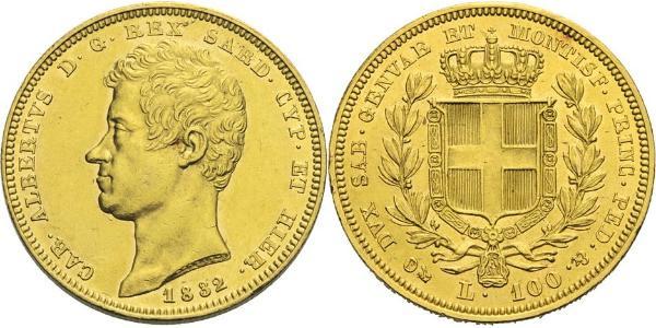 100 Lira Italian city-states Or 