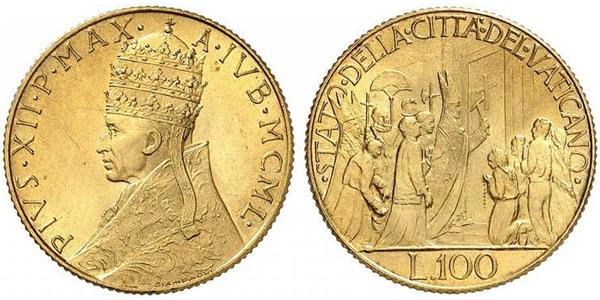 100 Lira États pontificaux (752-1870) Or 