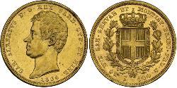 100 Lira Italian city-states Oro 