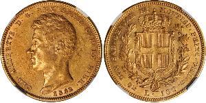 100 Lira Italian city-states Oro 