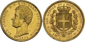 100 Lira Italian city-states Oro 