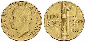 100 Lira Kingdom of Italy (1861-1946) Oro 