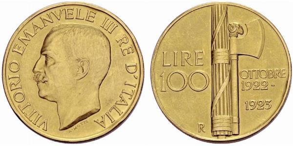 100 Lira Kingdom of Italy (1861-1946) Oro 