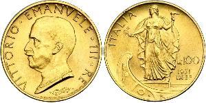 100 Lira Italia Platino/Oro Vittorio Emanuele III (1869 - 1947)