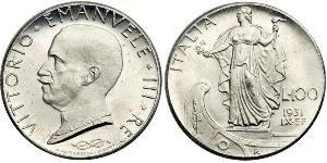 100 Lira 意大利王國 (1861-1946) Platinum Vittorio Emanuele III (1869 - 1947)