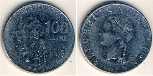 100 Lira Italy Steel 