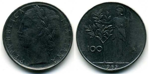 100 Lira 意大利 Steel 