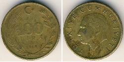 100 Lira Turkey (1923 - )  