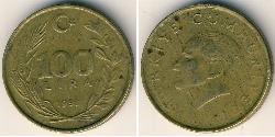 100 Lira Turquie (1923 - )  