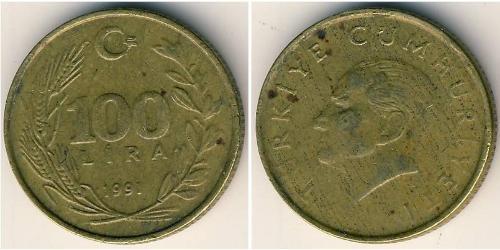 100 Lira Turquie (1923 - )  