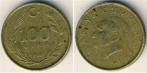 100 Lira Turquía (1923 - )  