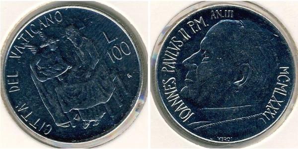100 Lira Vatican (1926-)  