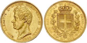100 Lira Italian city-states 金 