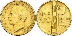 100 Lira 意大利王國 (1861-1946) 金 