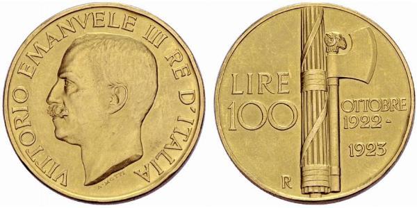 100 Lira 意大利王國 (1861-1946) 金 