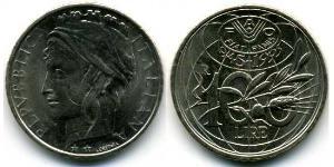 100 Lira 意大利 銅/镍 