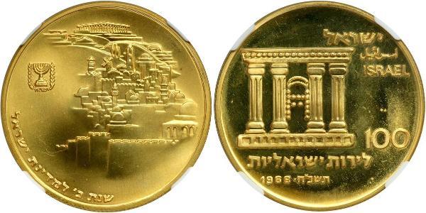 100 Lirot Israele (1948 - ) Oro 