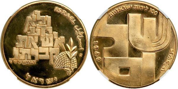 100 Lirot Ізраїль (1948 - ) Золото 