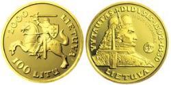 100 Litas Litauen (1991 - ) Gold 