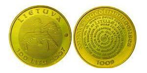 100 Litas Litauen (1991 - ) Gold 