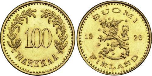 100 Mark Finland (1917 - ) Gold 