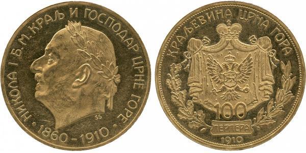 100 Perper  Monténégro Or 