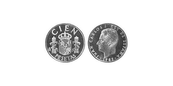 100 Peseta Royaume d’Espagne (1976 - ) Bronze/Aluminium Juan Carlos I (1938 - )