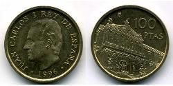 100 Peseta Royaume d’Espagne (1976 - ) Cuivre/Nickel/Zinc Juan Carlos I (1938 - )