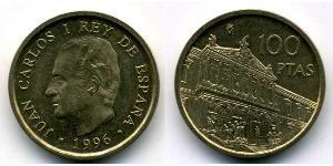 100 Peseta Royaume d’Espagne (1976 - ) Cuivre/Zinc/Nickel Juan Carlos I (1938 - )