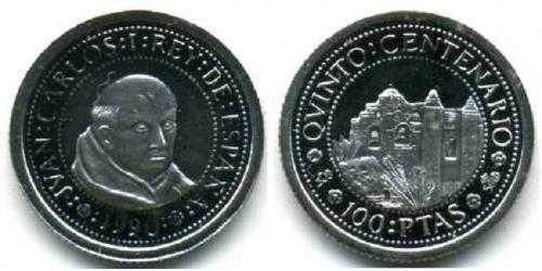 100 Peseta 西班牙 銀 