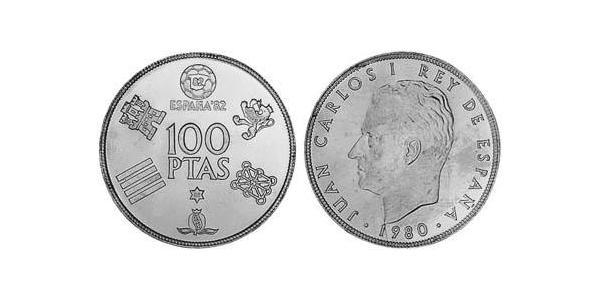 100 Peseta 西班牙 銅/镍 胡安·卡洛斯一世 (1938 - )