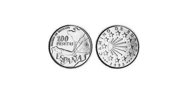 100 Peseta 西班牙 黃銅/镍 胡安·卡洛斯一世 (1938 - )