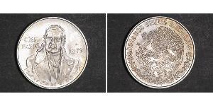 100 Peso Second Federal Republic of Mexico (1846 - 1863) Argent 