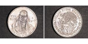 100 Peso Second Federal Republic of Mexico (1846 - 1863) Argento 