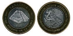 100 Peso Mexique (1867 - ) Bilame 