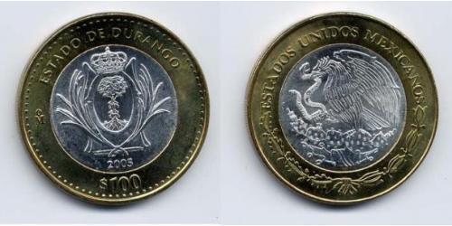 100 Peso Mexique (1867 - ) Bilame 