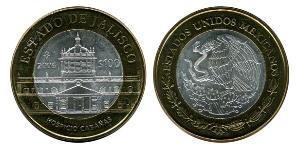 100 Peso Messico (1867 - ) Bimetal 