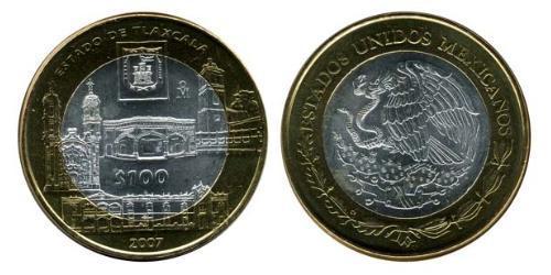 100 Peso Messico (1867 - ) Bimetal 