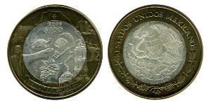 100 Peso México (1867 - ) Bimetal 