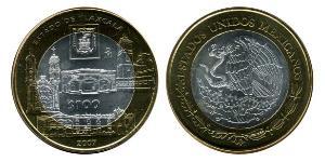 100 Peso United Mexican States (1867 - ) Bimetal 