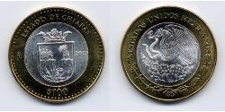100 Peso 墨西哥 Bimetal 