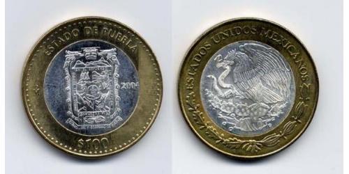 100 Peso 墨西哥 Bimetal 