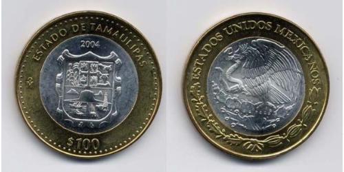 100 Peso 墨西哥 Bimetal 