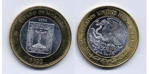 100 Peso Mexiko (1867 - ) Bimetall 