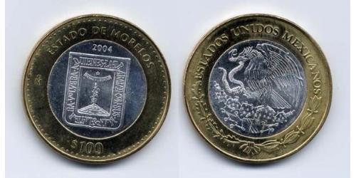 100 Peso Mexiko (1867 - ) Bimetall 