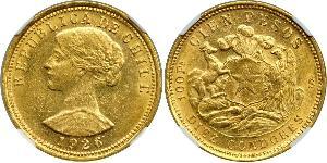 100 Peso Chile Gold 