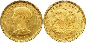 100 Peso Chile Gold 