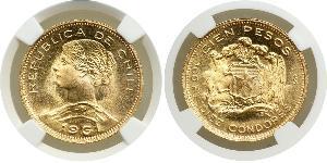 100 Peso Chile Gold 