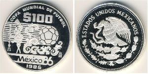 100 Peso Mexiko (1867 - ) Silber 